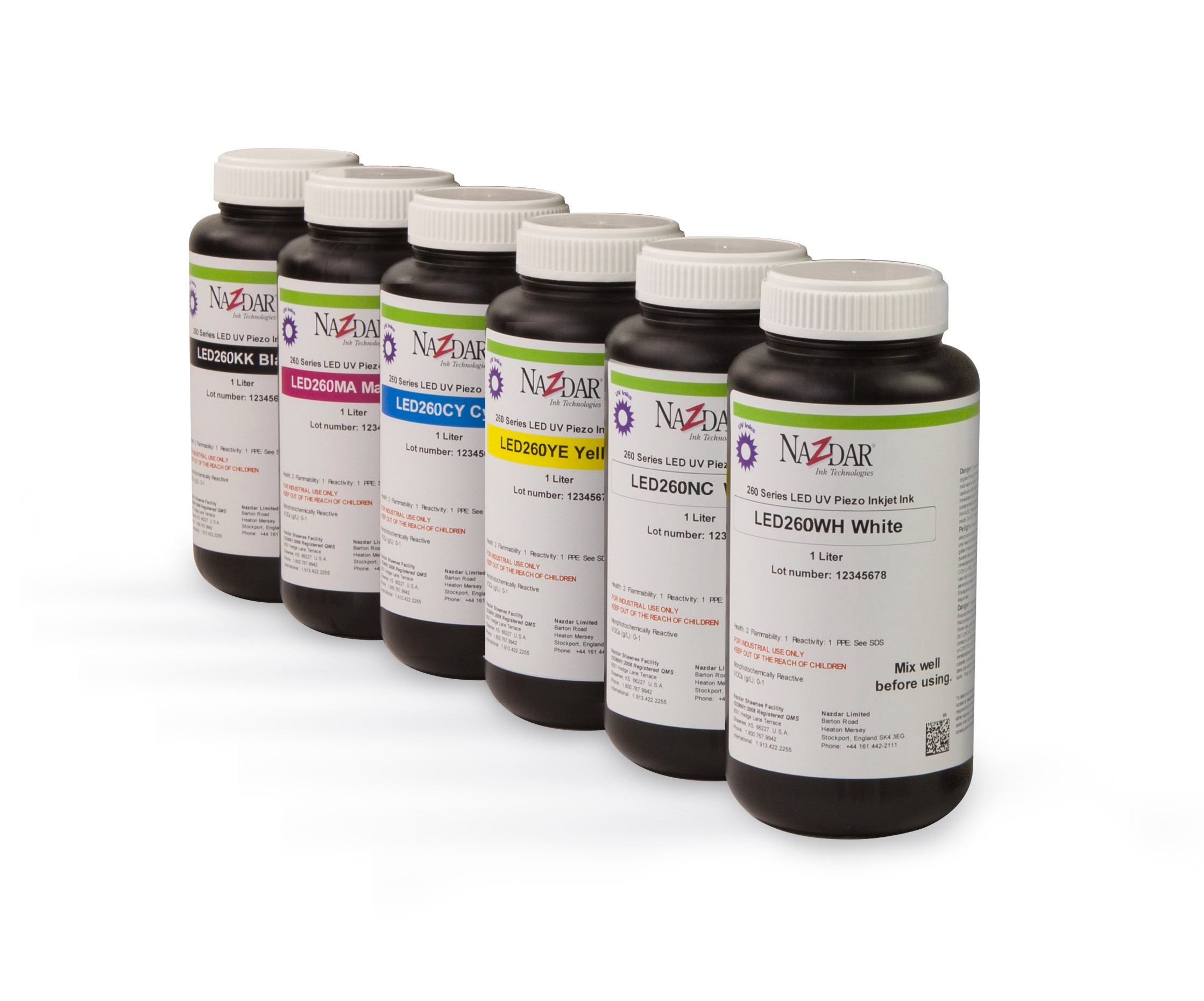 260 Series LED UV Piezo Inkjet Ink