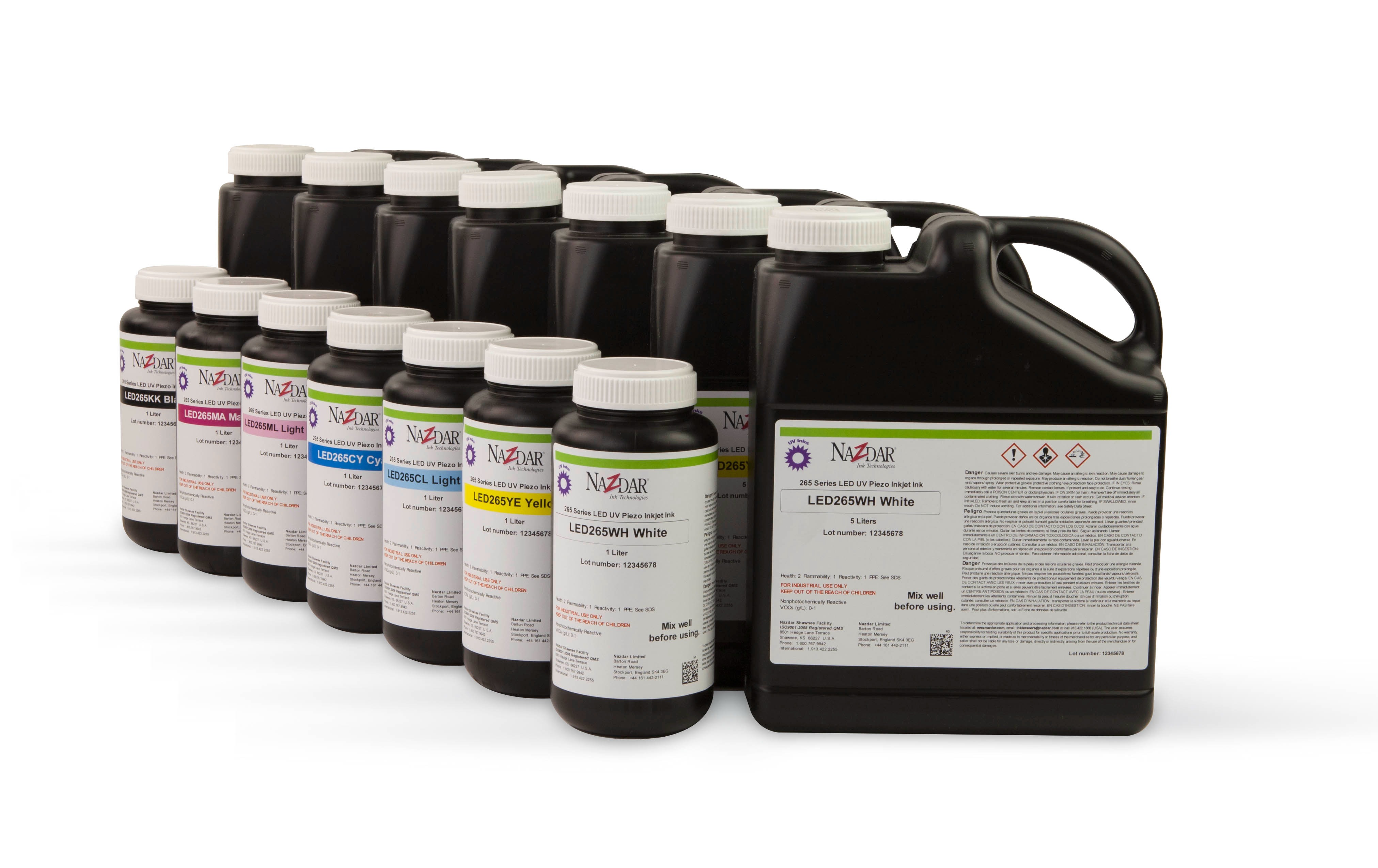 265 Series LED UV Piezo Inkjet Ink